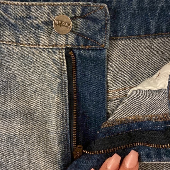 Buffalo David Bitton Denim Mini Skirt waist Size 25 - Picture 2 of 4